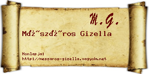 Mészáros Gizella névjegykártya