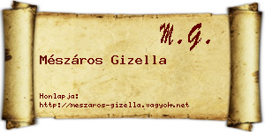 Mészáros Gizella névjegykártya